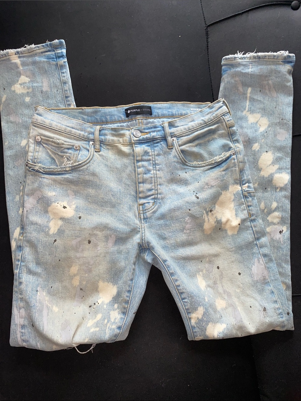 Paint splatter Purple Brand Jeans
